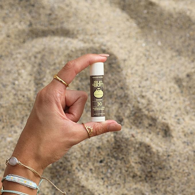Sun Bum SPF 30 Sunscreen Lip Balm | Vegan and Cruelty Free Broad Spectrum UVA/UVB Lip Care with Aloe and Vitamin E for Moisturized Lips | Coconut Flavor |.15 oz-VivaGrace Women