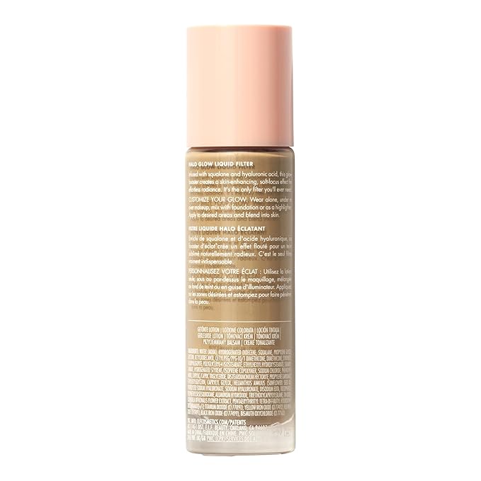 e.l.f. Halo Glow Liquid Filter, Complexion Booster For A Glowing, Soft-Focus Look, Infused With Hyaluronic Acid, Vegan & Cruelty-Free, 3.5 Medium-VivaGrace Women