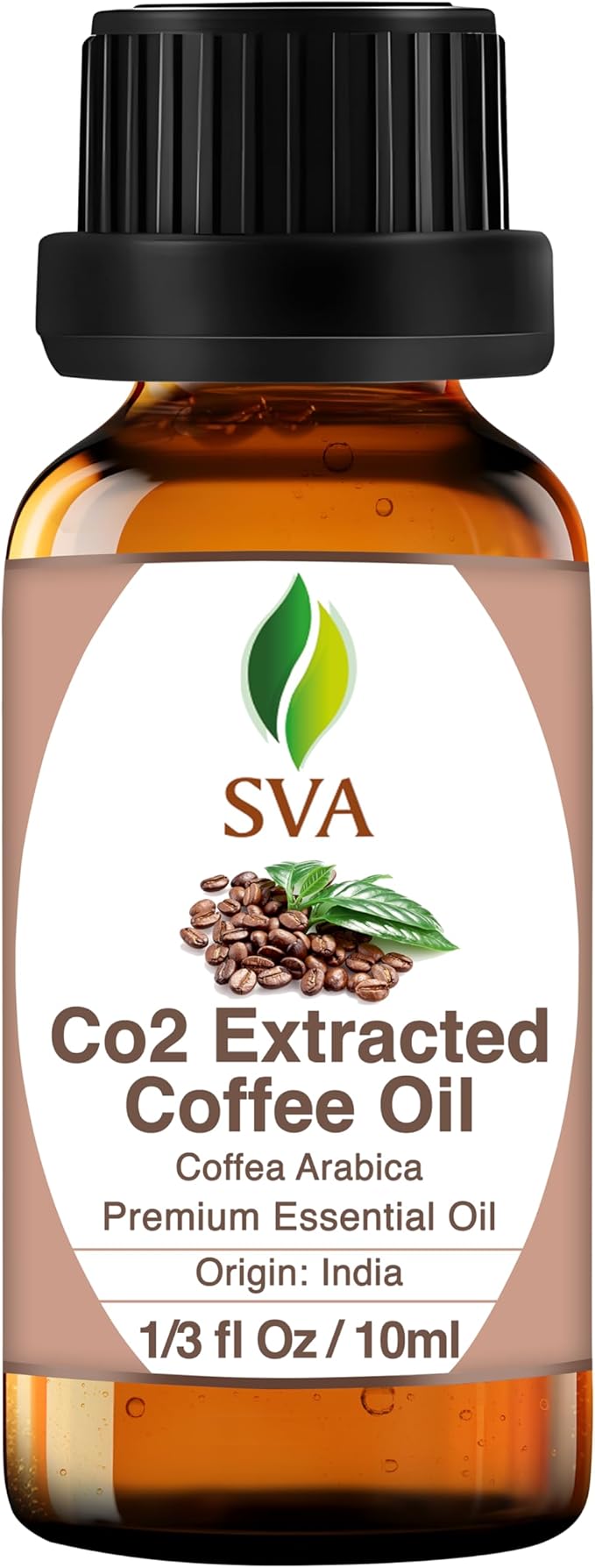 SVA Coffee Essential Oil – 1/3 Fl Oz – 100% Natural Coffee Oil - for Diffuser, Hair Care, Face, Skin Care, Aromatherapy, Scalp and Body Massage, Soap and Candle Making-VivaGrace Women