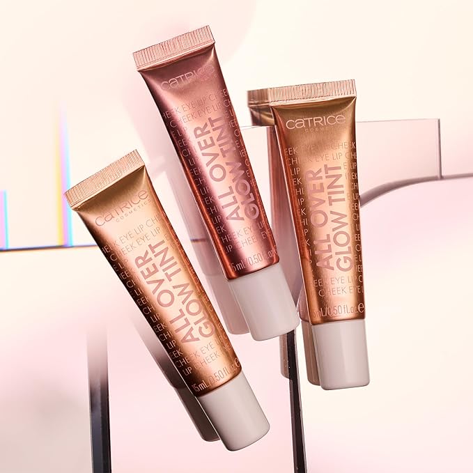 Catrice | All Over Glow Tint | Multi-Use Liquid Highlighter | Face & Body | Vitamin C, Niacinamide, Squalene & Panthenol | Long-lasting & Lightweight | Vegan & Cruelty Free (010 | Beaming Diamond)-VivaGrace Women