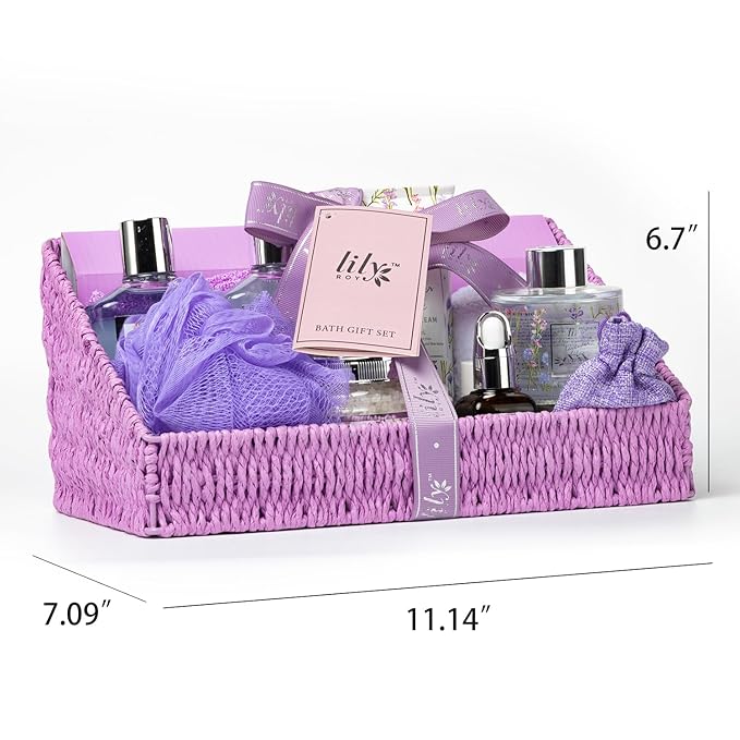 Mothers Day Gifts for Mom - Ultimate 14-Piece Aromatherapy Bath & Body Gift Set, Spa Gift Basket, Bath Collection with Bath Bomb | Christmas Birthday Gift, Perfect Present for Her & Mom All Occasions-VivaGrace Women