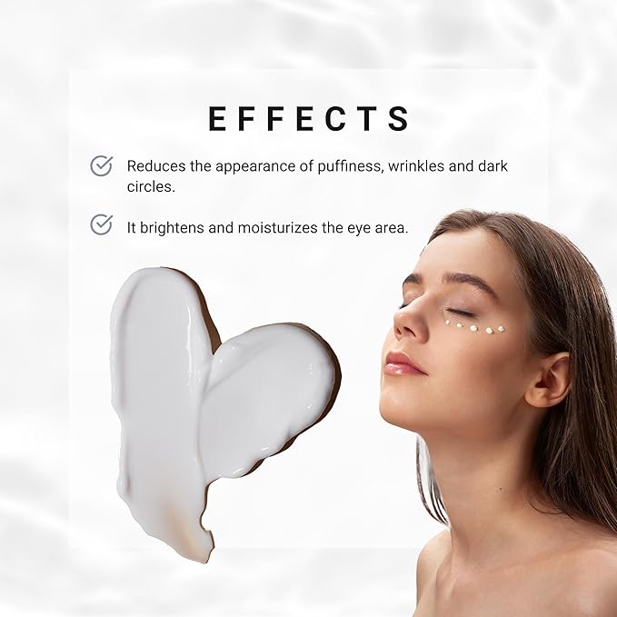 Eye Contour Cream | Eye Serum with Hyaluronic Acid and vitamin E to Eliminate Under-eye Bags, Dark Bruises and Wrinkles | Shiny Skin Face Roller-VivaGrace Women