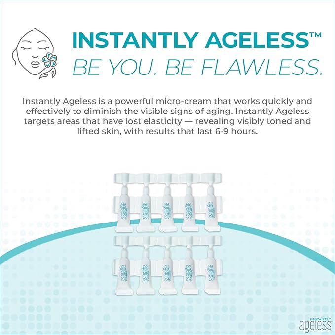 Instantly Ageless Facelift - Instant Eye Bag Remover Puffiness - 10 Vials - Instant Under Eye Bags Remover - Wrinkle Tightener - Instant Wrinkle Remover for Face Instant Lift-VivaGrace Women