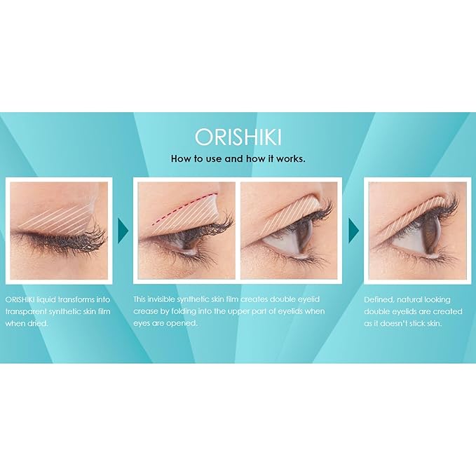 DUP ORISHIKI Eyelid Skin Film, Invisible Eyelid Lifter, Natural Eye Lid Defining Makeup Stick, Double Eyelid Lift for Droopy Eyes, Japanese Instant Natural Eye Makeup, Invisible Film Eyelid Maker-VivaGrace Women