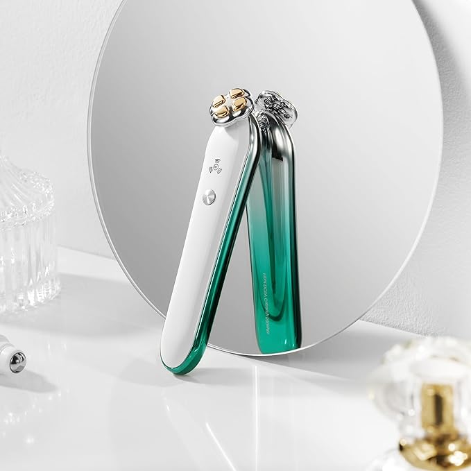 Puffy Eyes Treatment | Eye Puffiness | Eye Bags | Crows Feet | Fine Line Reducing - TS-Lifter Technology(Minor Stings) + Radio Frequency - 2 in 1 Professional RF Eye Anti Aging Device-VivaGrace Women