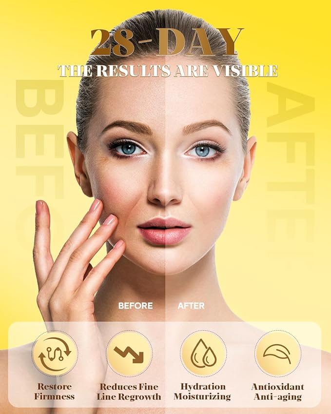 3% Retinol Cream Face Moisturizer, Anti Aging Neck Firming Cream with Collagen, Day & Night Face Cream with Hyaluronic Acid, Lifting & Tightening Wrinkle for Women & Men, 1.7 FL OZ, 3PC-VivaGrace Women