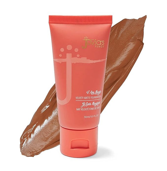 Juvia's Place I Am Magic Velvety Matte Liquid Foundation 300 - Gabon - Dark w/Neutral, Golden Undertone, Makeup Foundation Full Coverage, Lightweight, Long Wear, Velvety Matte Finish-VivaGrace Women