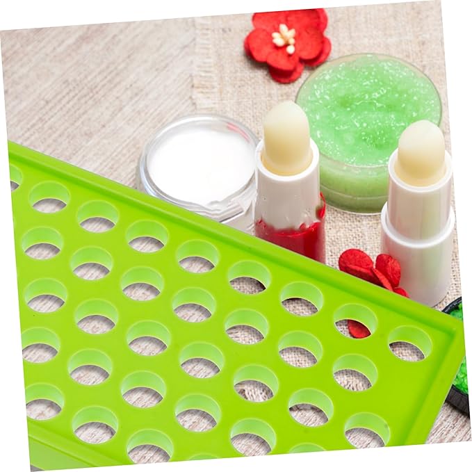 50 Lipstick Filling Mold Lip Balm Filling Spatula Lip Gloss Tray Labels for Tubes Lip Tubes Stand Tray Lip Balm Container Tray Lip Treatment Kit Diy Kit Supplies Manual Plastic-VivaGrace Women