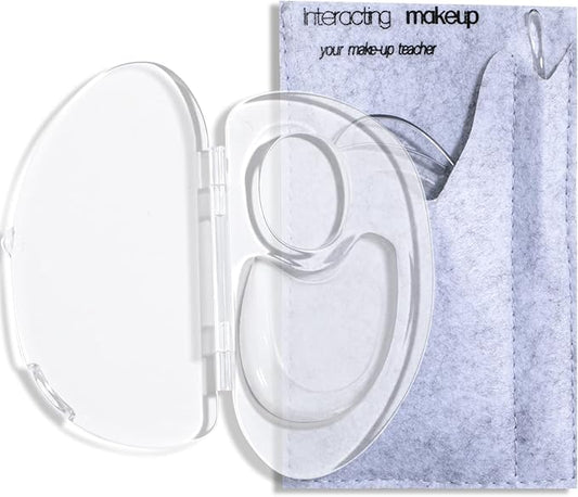 BS-MALL Makeup Mixing Palette Acrylic Mixing Tray with Spatula Artist Tool for Mixing Cosmetic/Nail Polish/Pigment Blending-VivaGrace Women
