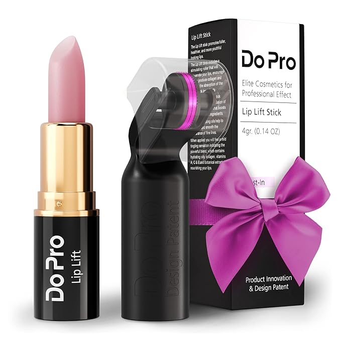 Gentle Lip Lift Stick Boost-In - Plumper Stick with Anti-Aging Stimulating Roller, Plumping Lip Stick with Hyaluronic Acid, Collagen, Vitamin C & E - Volumizing & Hydrating Lip Plumping Serum - 5ml-VivaGrace Women