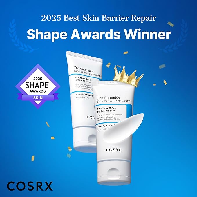 COSRX Ceramide Skin Barrier Moisturizer for Face with 7 Ceramides, Hyaluronic Acid & Panthenol for All Skin Types, 2.7 fl.oz, Korean Skin Care-VivaGrace Women