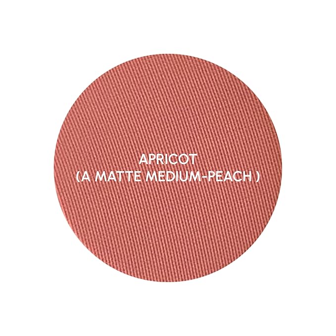 PRIMROSE POWDER BLUSH, Pressed Blush Face Makeup, Buildable Formula, Smooth Finish, Paraben Free, Made in the USA 0.11 oz. (Apricot)-VivaGrace Women