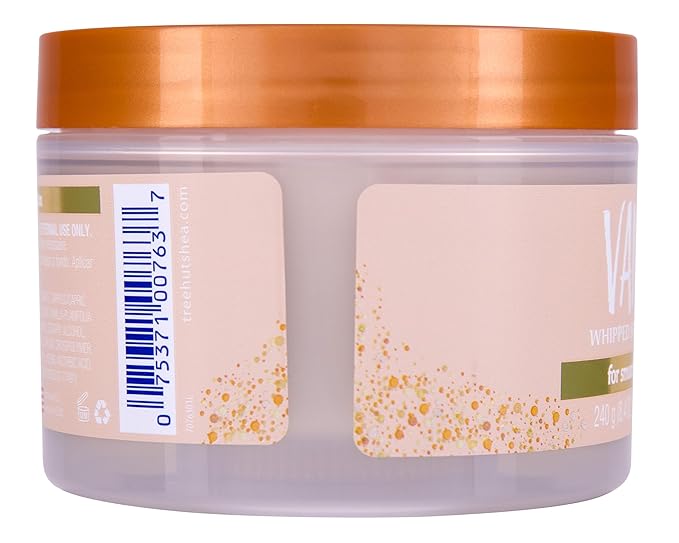 Tree Hut Whipped Shea Body Butter - Vanilla - 8.4 oz - Lightweight, Long-Lasting, Hydrating Moisturizer - Made with Shea Butter-VivaGrace Women