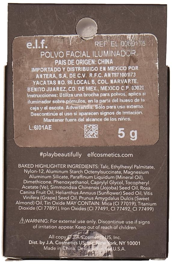 e.l.f. Studio Baked Highlighter 83705 Pink Diamonds 0.17 OZ (5g)-VivaGrace Women