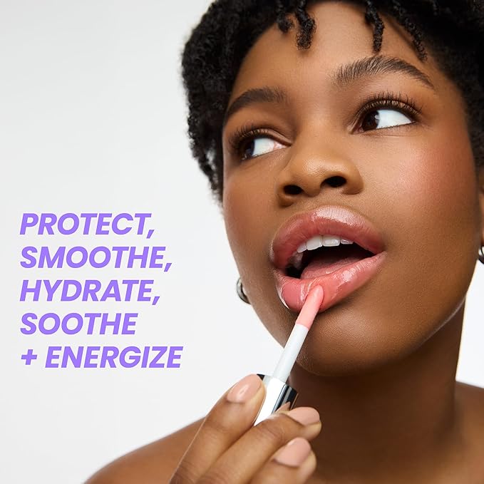 Wonderskin Lip Oil Rehab Serum - Tinted Lip Oil, Hydrating, Moisturizing, and Non-Sticky Coral Pink Tint Serum for Dry Lips (Lover)-VivaGrace Women