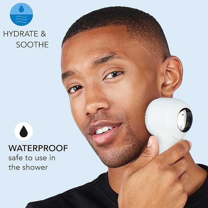 skn by conair Cryotherapy Advanced Facial Cleansing Brush, Featuring Ultra-Hygienic Silicone Brush Head and Cool Plate to Help Soothe Inflammation and Reduce Puffiness-VivaGrace Women