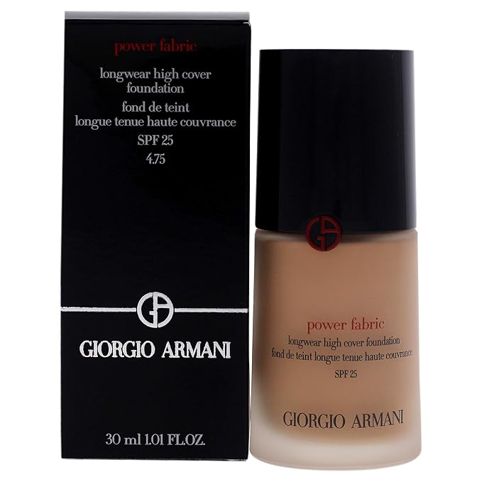Giorgio Armani Power Fabric Longwear High Cover Foundation SPF 25 - 4.75 Women Foundation 1 oz-VivaGrace Women