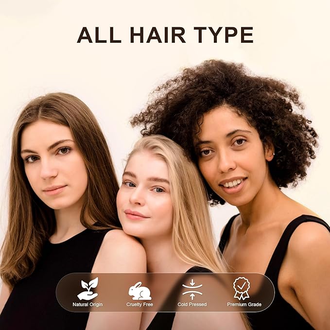 Yoken Argan Oil for Hair, Pure and Natural Morocco Argan Oil, Argon Oil For Hair, Scalp, Face & Skin Care, 100% Cold Pressed Hair Conditioner, Unrefined Argon Nails Carrier Oil (16 Fl Oz)-VivaGrace Women