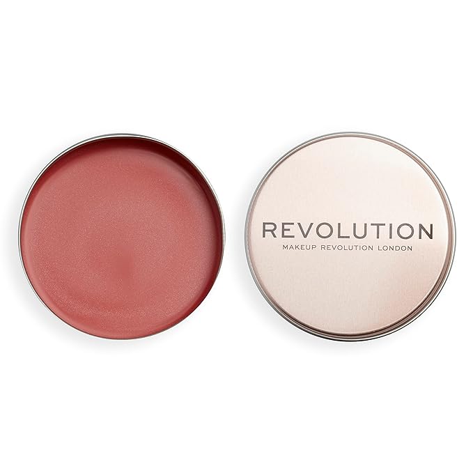 Revolution, Balm Glow, Multi-Use Balm for Cheeks, Eyes & Lips, Buildable Formula, Dewy Finish, Peach Bliss, 1.12 Oz.-VivaGrace Women