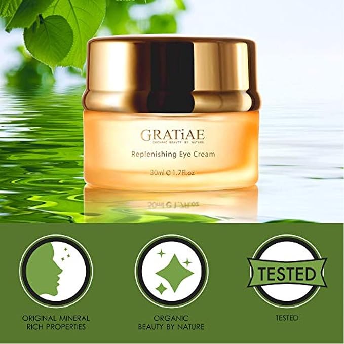 Gratiae Organics Replenishing Eye Cream, 1.02-Ounce-VivaGrace Women