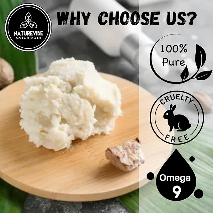 Naturevibe Botanicals Shea Nut Oil 32 Ounces | 100% Pure and Natural | Great for Skin Care and Hair Care-VivaGrace Women