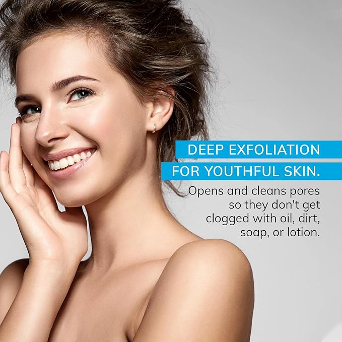 MicrodermaMitt Deep Exfoliating Mitt Scrub for Face, Lips & Neck - Dead Skin & Blackheads Remover - Gentle Facial Scrubber - Exfoliator Glove for Shower - Women Skin Care-VivaGrace Women