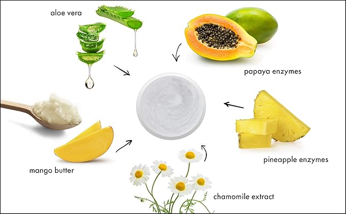 RAYA Enzyme Peeling Facial Cream (109) | Gentle, Exfoliating Treatment for Sensitive Skin | Cleanses, Polishes, and Improves Complexion-VivaGrace Women