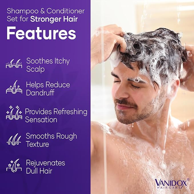 Tea Tree Shampoo and Conditioner Set with Lavender and Mint | DHT Blockers | With 100% Pure Tea Tree Oil for Itchy, Dry Scalp | Sulfate & Paraben Free | For Men & Women | 16 fl oz Each-VivaGrace Women