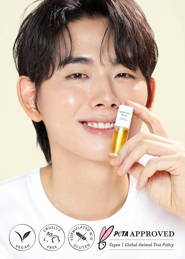NOONI Korean Hydrating Lip Oil Applepeony + Applecoco Bundle-VivaGrace Women