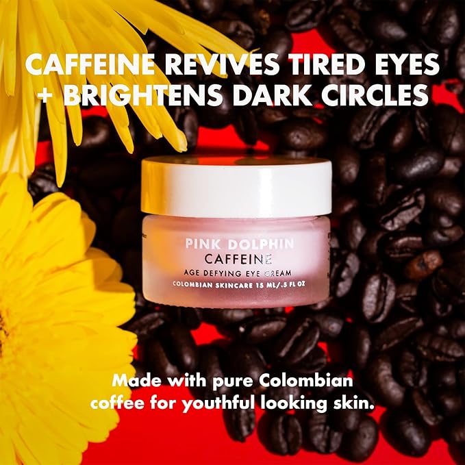 Caffeine Eye Cream for Dark Circles and Puffiness - Age Defying Reduce Fine Lines and Wrinkles - Skin Brightening with Retinol, Aloe Vera, Vitamin C, A, D and E, for Women and Men - 0.5oz-VivaGrace Women