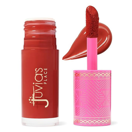 Juvia's Place Blushed Liquid Blush LilyLove - Dewy Tint Cheeks Makeup Glow Pigment Effortless Beauty Long Lasting Cosmetics Soft Creamy Natural Buildable All Skin Color Light Flawless Finish Blend-VivaGrace Women