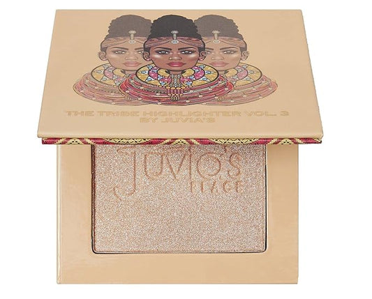 Juvia's Place Highlighter Tribe Glow Vol.3 - Highlighter Powder, Baked Highlighter, Shimmer Highlighter Makeup, Long-Wearing & Illuminating Cheek Highlighter - Suitable for Lighter Skin Tones-VivaGrace Women