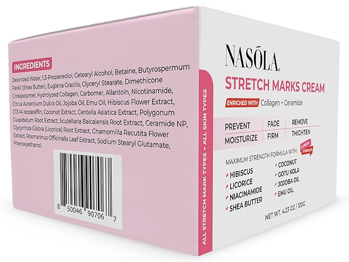 Stretch Mark Cream for Pregnancy, Eliminate and Prevent Deep Stretch Marks, Moisturizer Belly Cream for Pregnancy and Scars Removal With Enriched Collagen and Ceramide, 4.23 Oz-VivaGrace Women