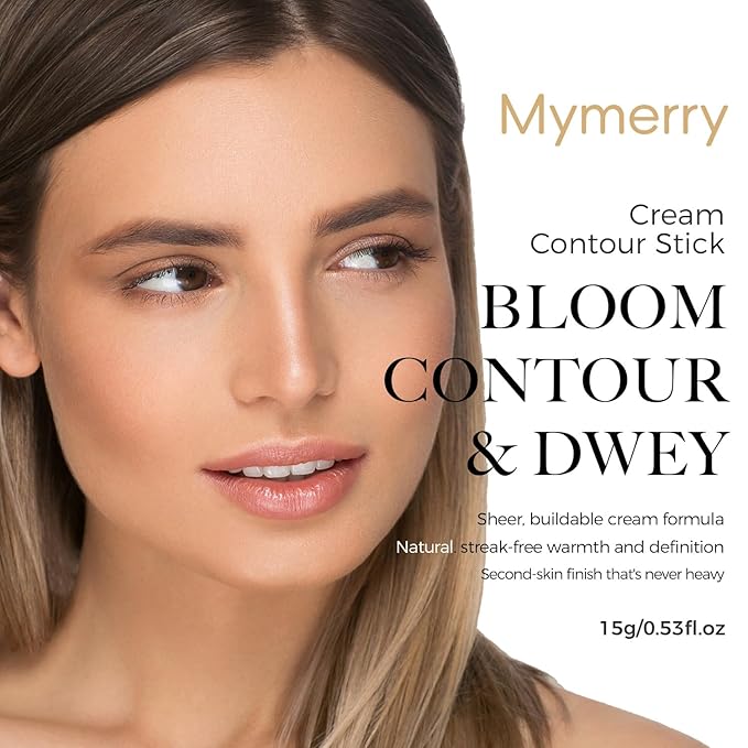 Contour Stick Makeup, Cream Contour Stick for A Naturally Sculpted Look,Long-Wear & Hydrating Formula, Buildable Color for Light to Light Medium | Vegan & Cruelty-Free | 15g/0.53fl.Oz-VivaGrace Women