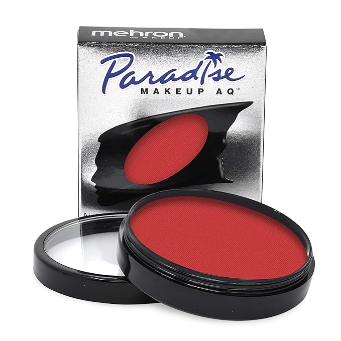 Mehron Makeup Paradise Makeup AQ Pro Size | Stage & Screen Performance, Face & Body Painting, Beauty, Cosplay, and Halloween | Water Activated Face Paint, Body Paint 1.4 oz (40 g) - Beach Berry-VivaGrace Women