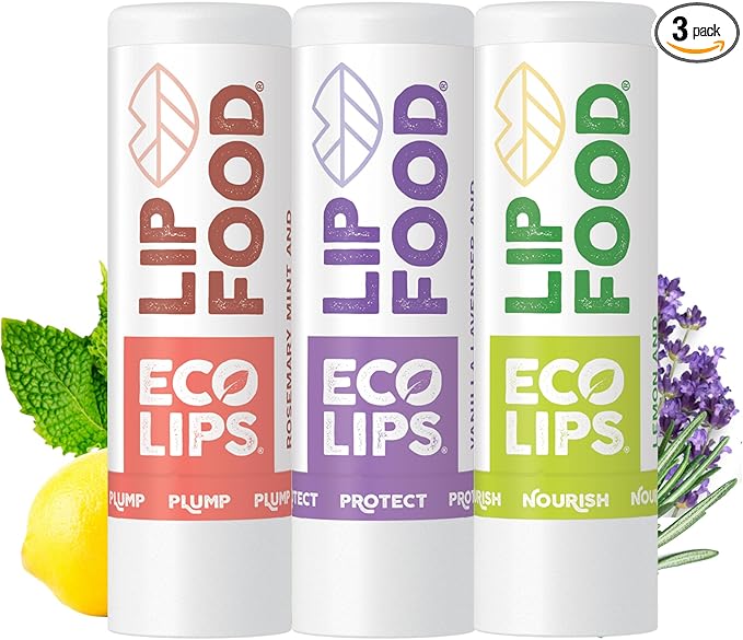 Eco Lips Lip Food - Nutrient Dense & Organic Lip Balm (Nourish, Plump and Protect)-VivaGrace Women