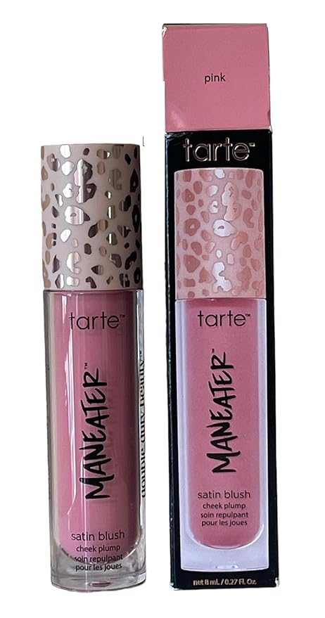 Tarte Maneater Satin Blush Cheek Plump Full Size (Pink, 27OZ)-VivaGrace Women