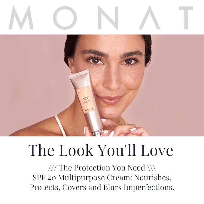 Monat BB Cream SPF 40 - Sand Broad-Spectrum Moisturizer, Lightweight Tinted Coverage, Fragrance-Free, 35ml/1.18 fl. oz.-VivaGrace Women