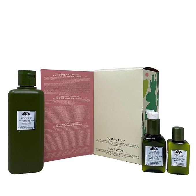 Origins Calm & Steady Mega-Mushroom Essentials To Soothe & Strengthen-VivaGrace Women