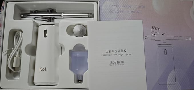 Facial Mist Spray Machine – 0.3mm Oxygen Micro Mist for Toner & Serum Infusion | High-Pressure Hydration & Skin Cooling Steamer for Home & Salon Use – Koli Z2-VivaGrace Women