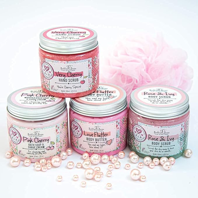 Bella and Bear Love Flutter Body Butter, Hydrating Formula, Soften & Prevent Scars, Stretch Mark Cream, 6.7oz-VivaGrace Women