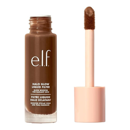 e.l.f. Halo Glow Liquid Filter, Complexion Booster For A Glowing, Soft-Focus Look, Infused With Hyaluronic Acid, Vegan & Cruelty-Free, 8.5 Rich-VivaGrace Women