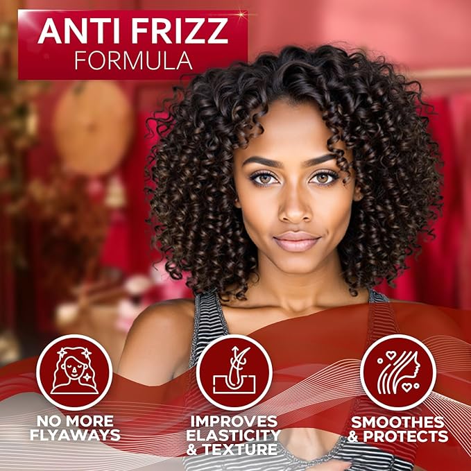 Leave in Conditioner for Curly Hair - Frizz Control for Women and Men - Restores Dry, Damaged and Wavy Hair - Detangler Cream and Sulfate Free Anti Static Moisturizer Treatment with Shea Butter-VivaGrace Women