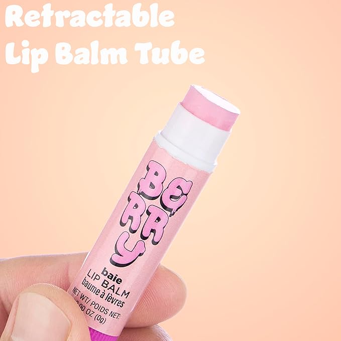 Expressions 10pc Fruity Lip Balm Collection - Hydrating Lip Balms Infused w/Fresh Fruity Flavors - Vitamin Enriched Nourishing Lip Balm Set-VivaGrace Women