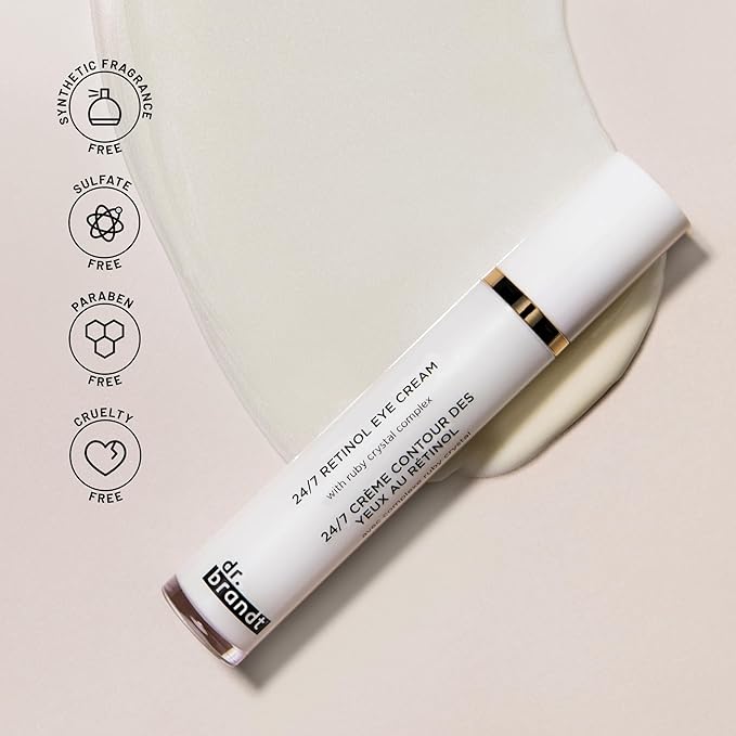 Dr. Brandt 24/7 Retinol Eye Cream - Brightens The Eye Contour, Smooths Fine Lines and Wrinkles - 0.5 oz / 15 g-VivaGrace Women