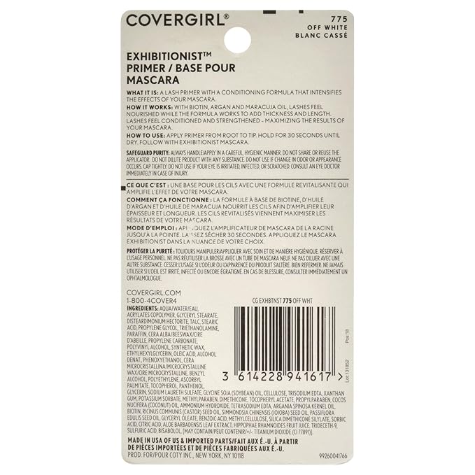 COVERGIRL Exhibitionist Mascara Primer, Off White 0.3 fl oz-VivaGrace Women