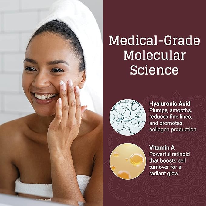 AVYA Night Moisturizer (0.34oz) - Advanced Ayurvedic Skincare/Retinol Cream with Antioxidants/Reduces Fine Lines and Wrinkles-VivaGrace Women