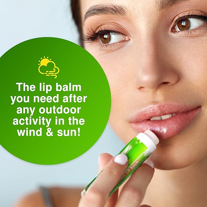 Rubber Ducky Carefree Natural Organic Lip Balm - Instant Hydration & Lip Moisturizer for Very Dry Lips - Vanilla Mint Lip Balm Flavor with Vitamin E - Vegan, Certified Organic Lip Care - 3 Pack-VivaGrace Women