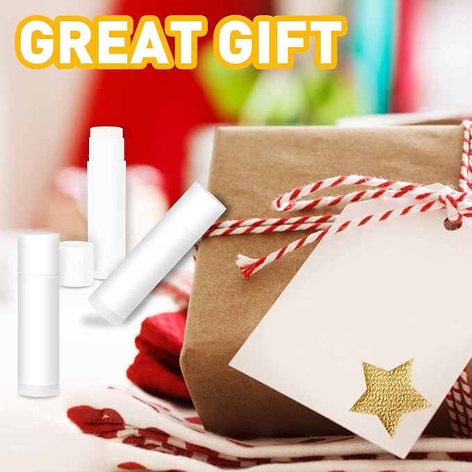 DMSKY Lip Balm Bulk Unlabeled 200 Pack, Natural Ingredients Vitamin E Shea Butter, Custom Chapstick Bulk For Party Favors & Wedding Favors-VivaGrace Women