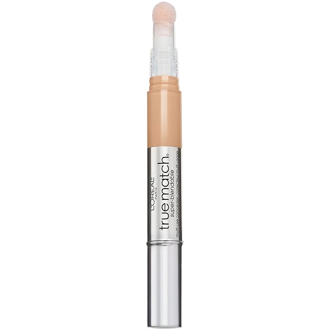 L'Oreal Paris Cosmetics True Match Super-Blendable Multi-Use Concealer Makeup, Light N3-4, 0.05 Fluid Ounce-VivaGrace Women